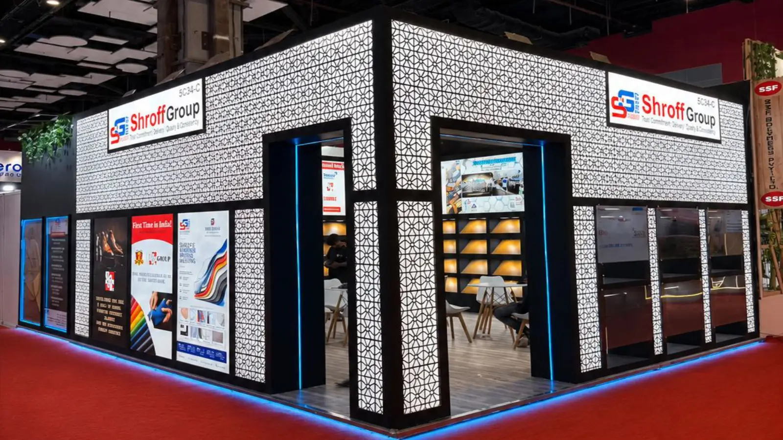 Shroff exhibition stand