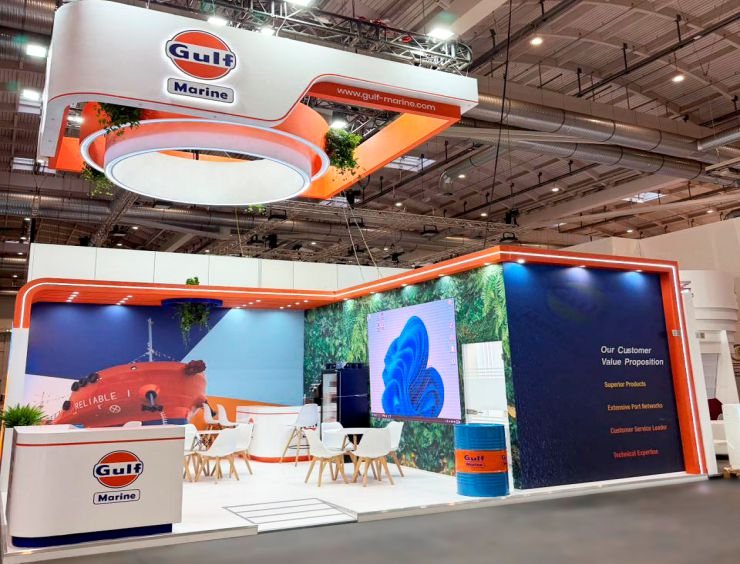 Food and beverage exhibition stand